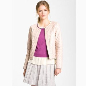 Relisting of Hinge quilted leather jacket